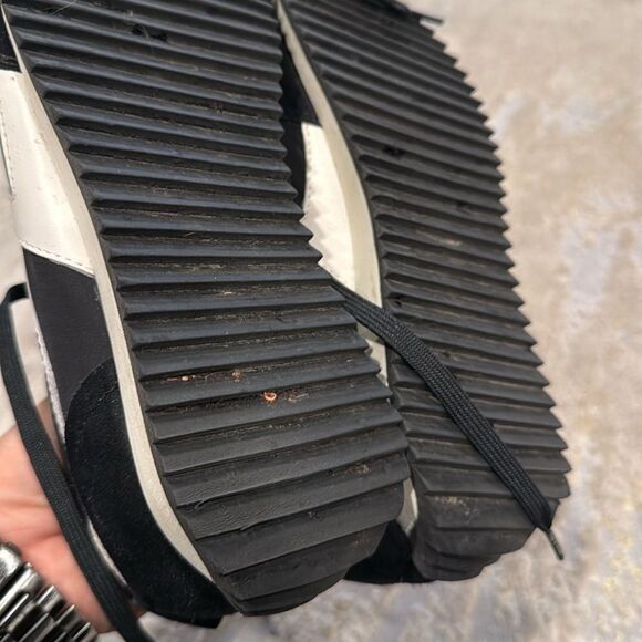 Rag & Bone Retro Runner black Suede Sneaker size EU 38.5/ US 7.5 GUC no insole - Picture 9 of 10